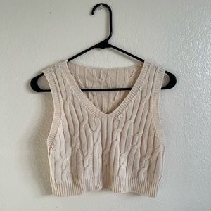 sweater tank top